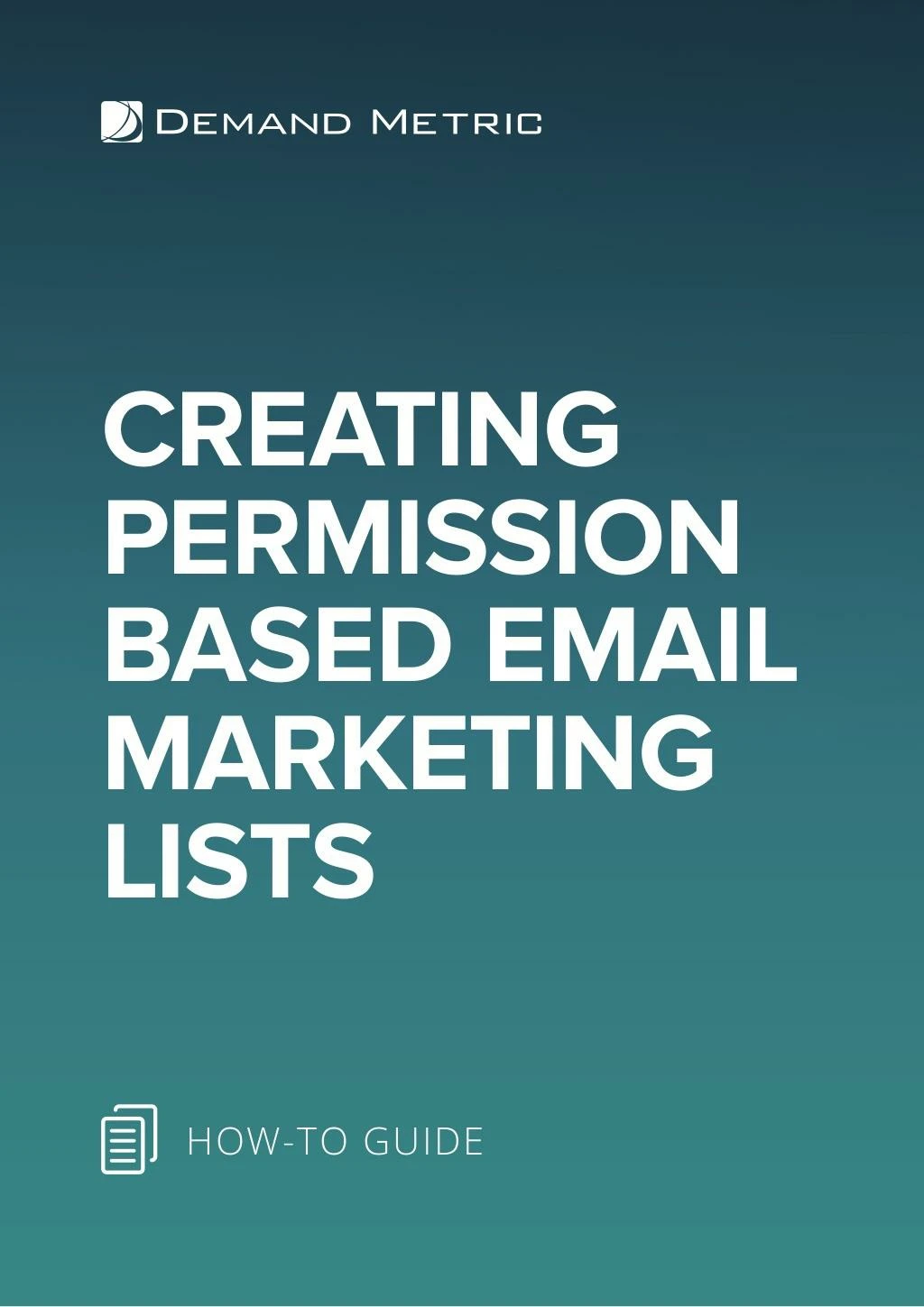 creating permission based email marketing lists