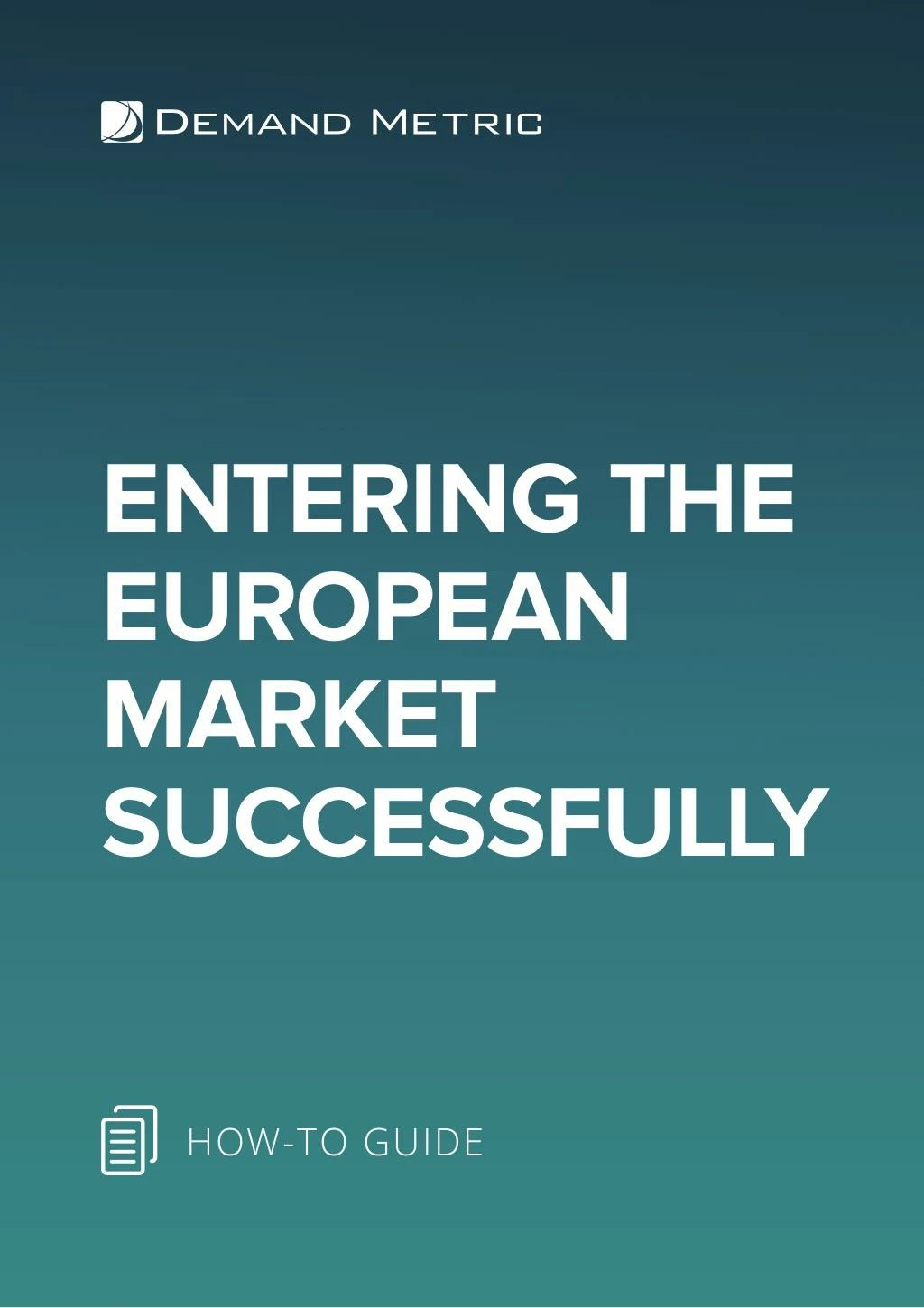 entering the european market successfully