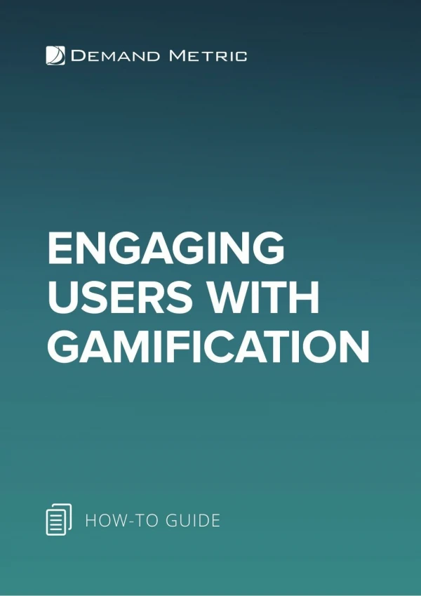 Engaging Users With Gamification