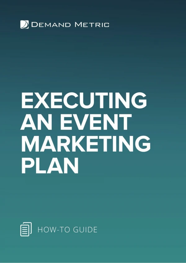 Executing an Event Marketing Plan
