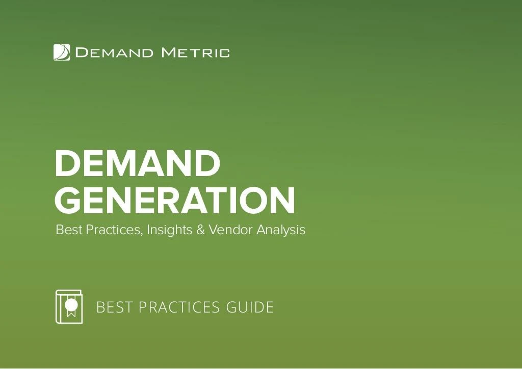 demand generation best practices guide