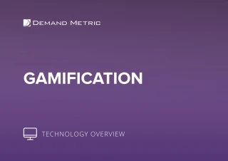 Gamification Technology Overview - slide 1