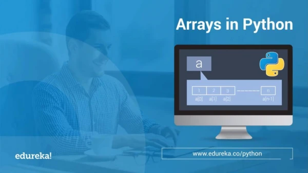 Arrays In Python | Python Array Operations | Edureka