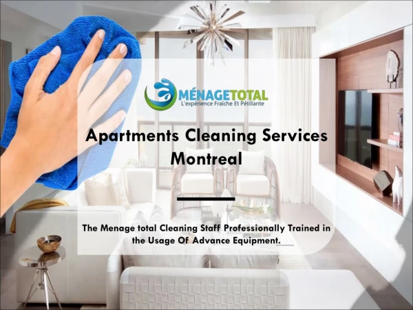 Apartment Cleaning Services Montreal