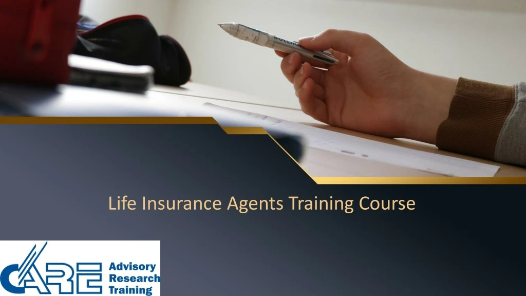 life insurance agents training course