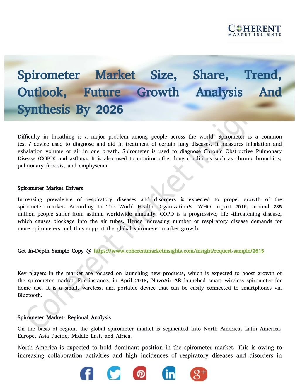 spirometer spirometer market size share trend