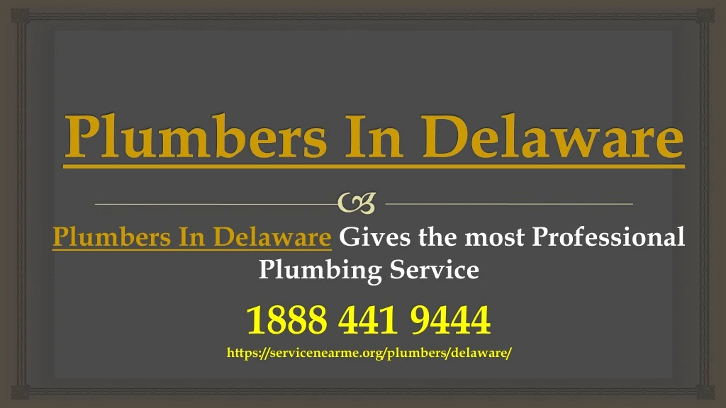 plumbers in delaware