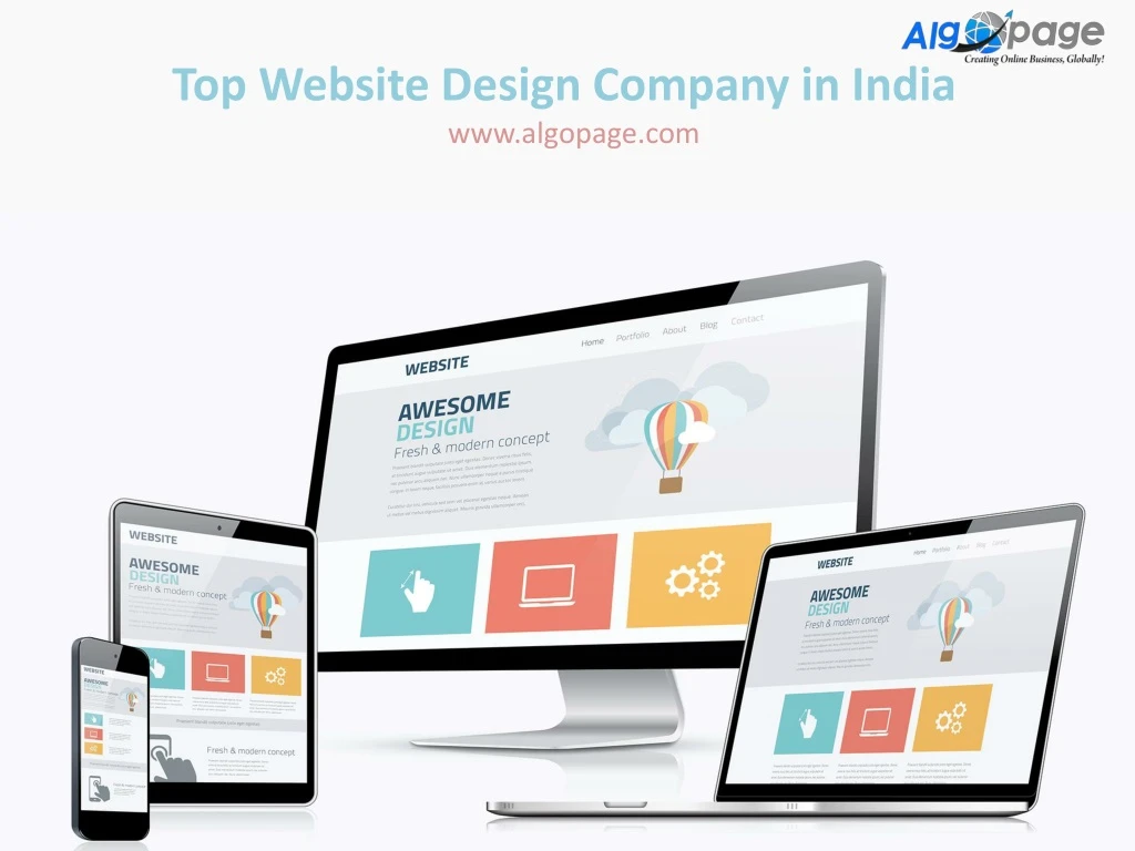 top website design company in india www algopage