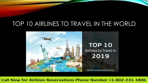 Top 10 Airlines to travel in 2019