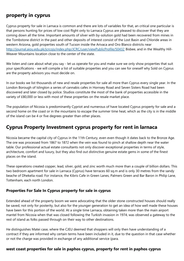 property cyprus paphos - Nicosia, Paphos, Limassol, Larnaca