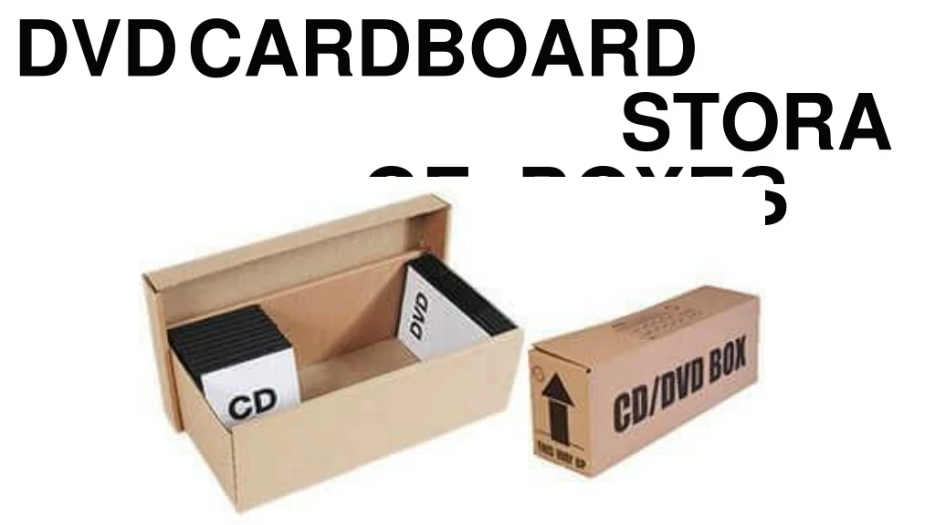 dvd cardboard storage boxes