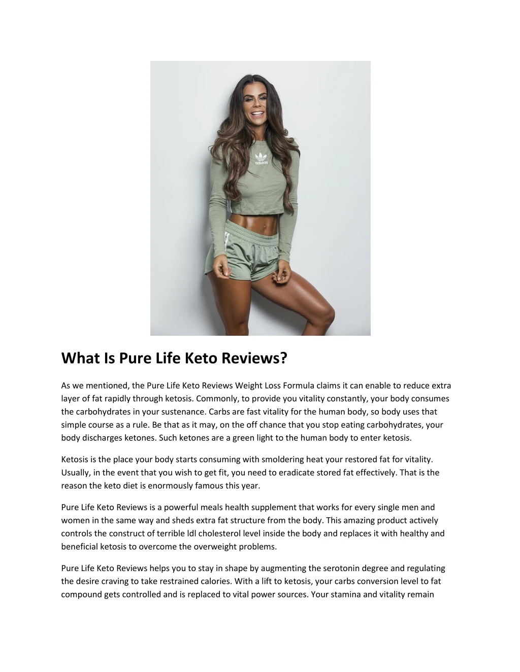 what is pure life keto reviews