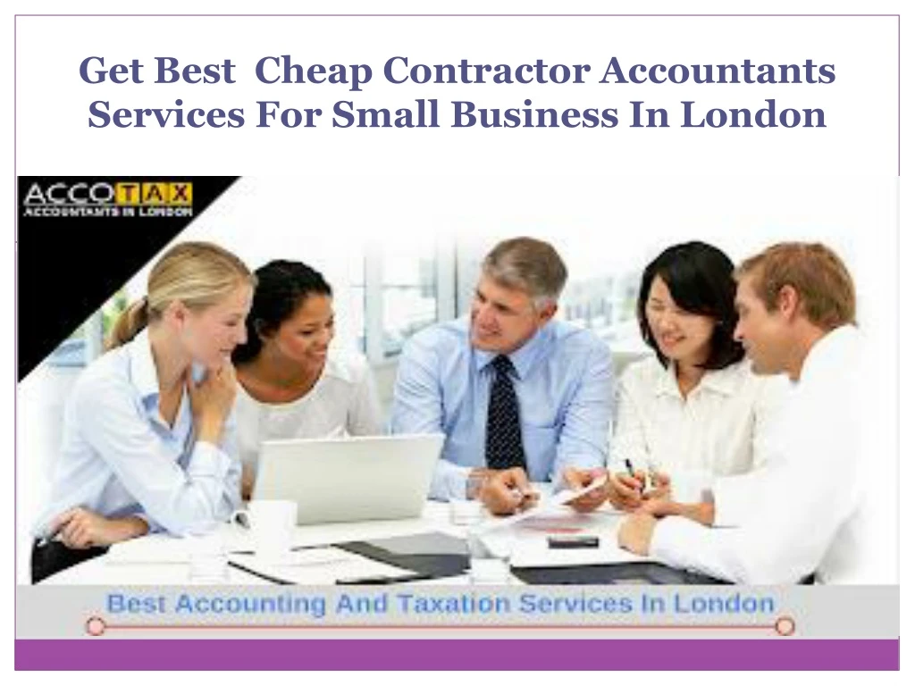 get best cheap contractor accountants services for small business in london