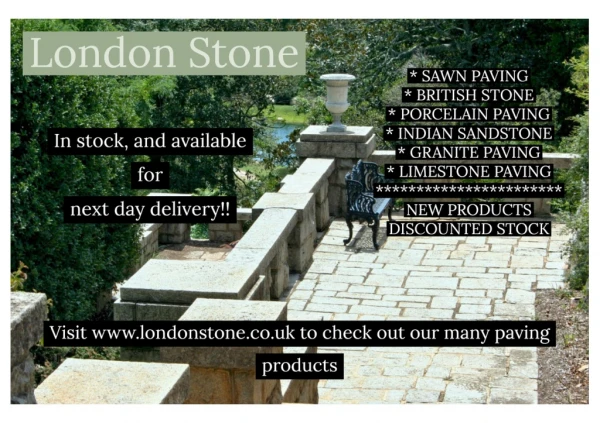 Specialists in natural stone paving