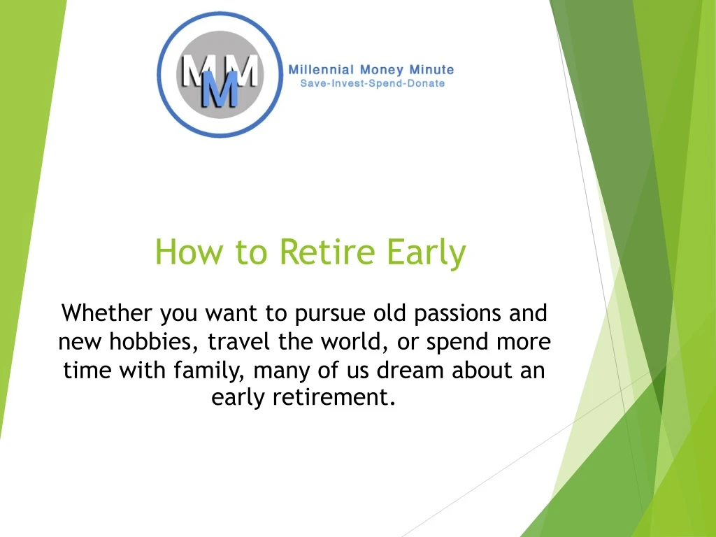 how to retire early