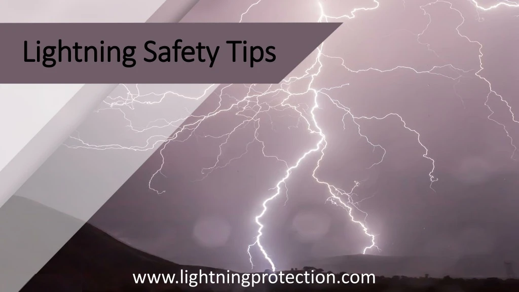 lightning safety tips