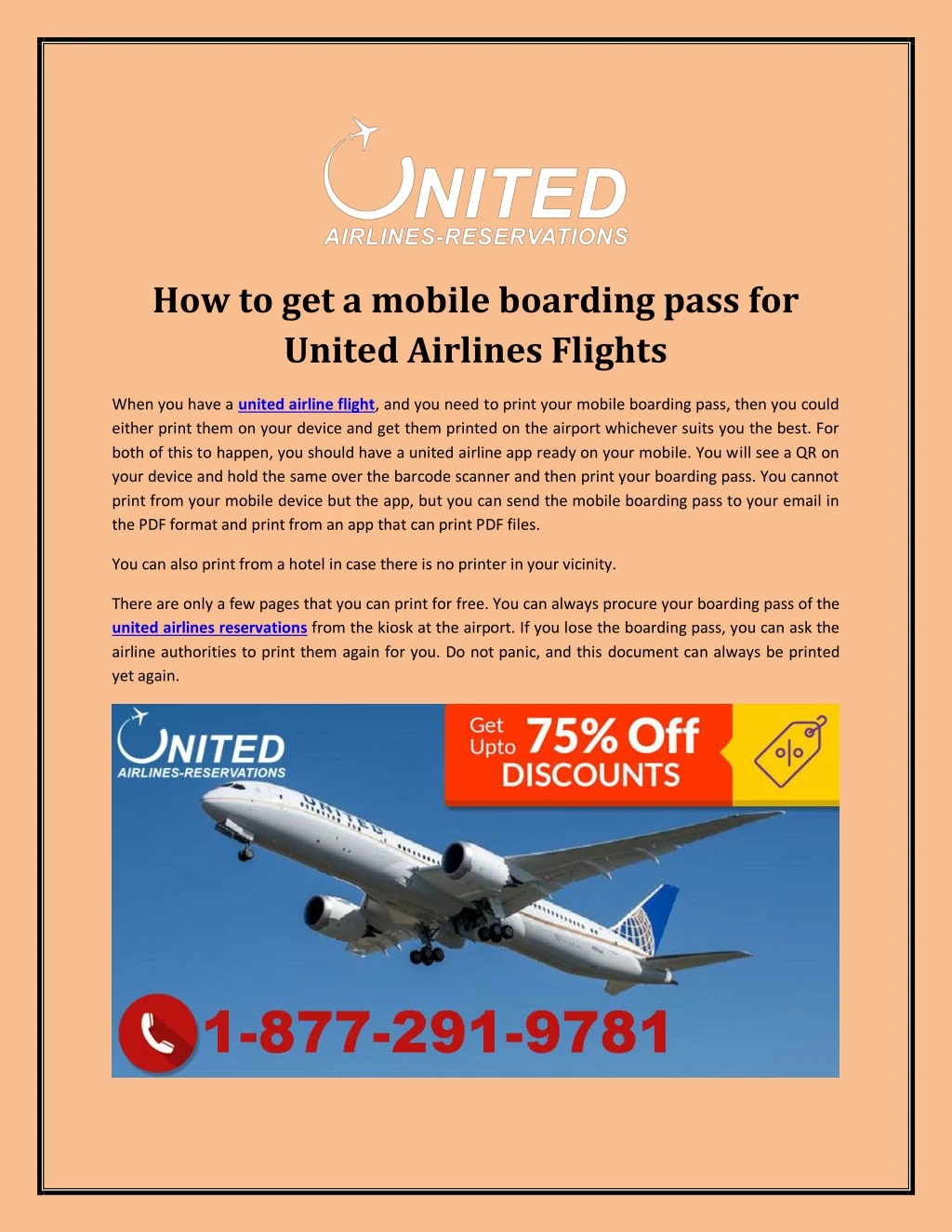 how to get a mobile boarding pass for united
