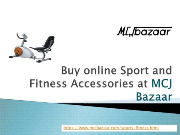 Buy Online Sports and Fitness Accessories