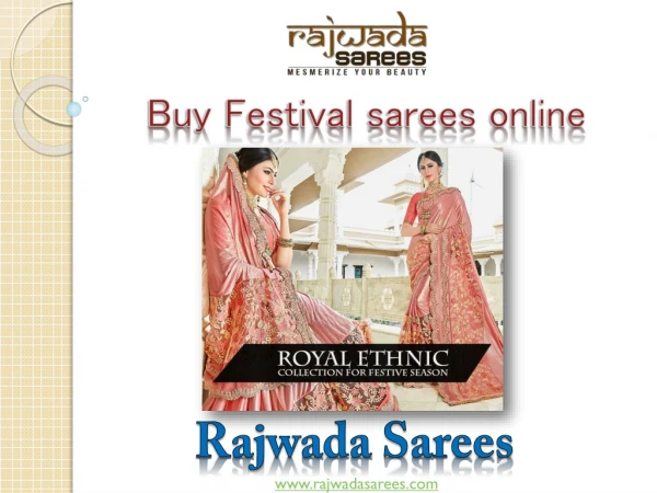 Indian Wedding Sarees – Rajwada Sarees