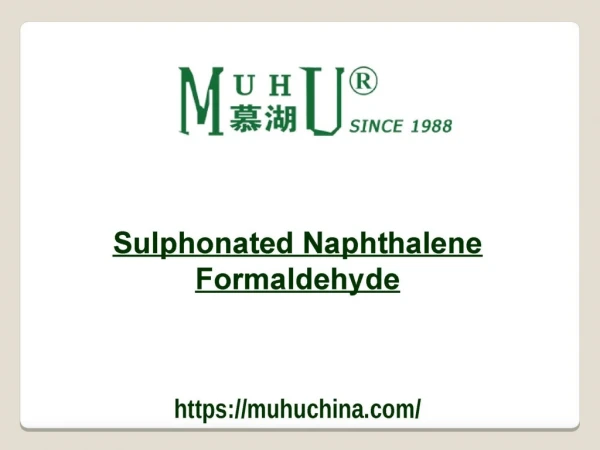 High Quality Sulphonated Naphthalene Formaldehyde Used in Concrete