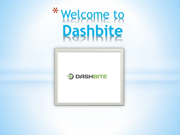 welcome to dashbite