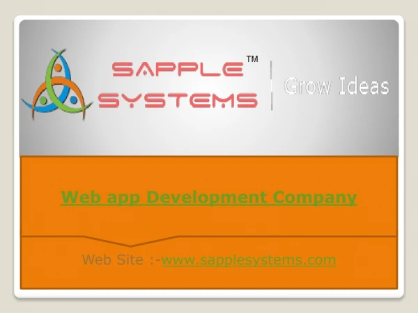 Web app Development Company