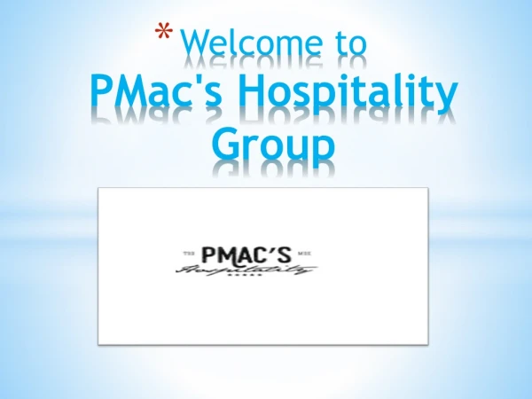 Hospitality Companies NYC | Cocktail Bars | PMac's Hospitality Group