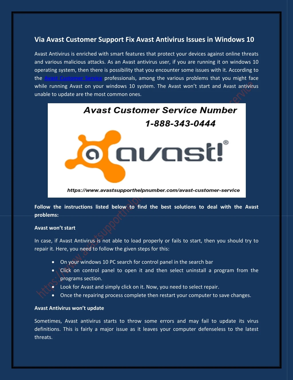via avast customer support fix avast antivirus