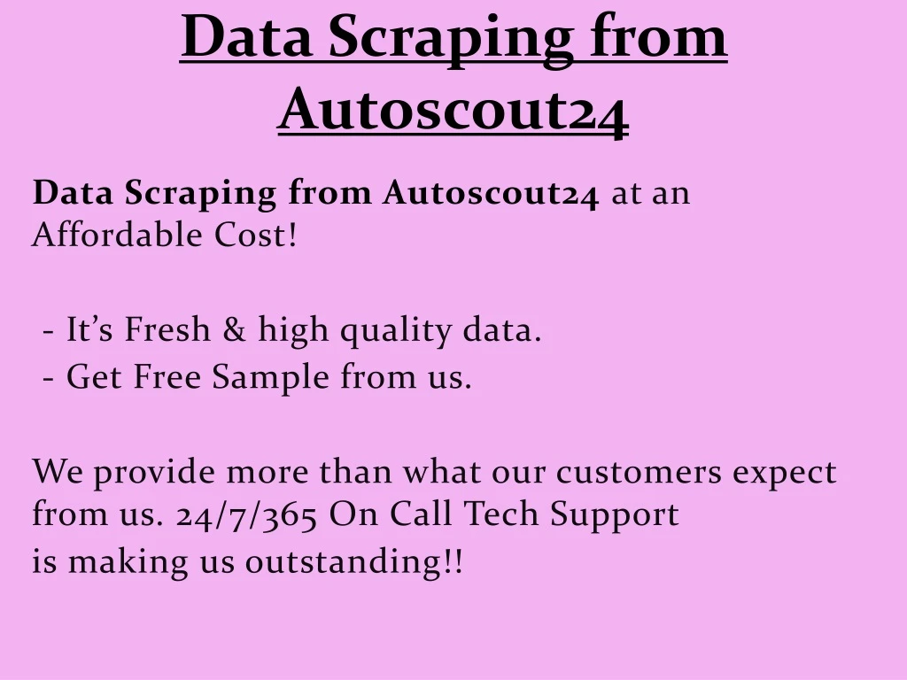 data scraping from autoscout24