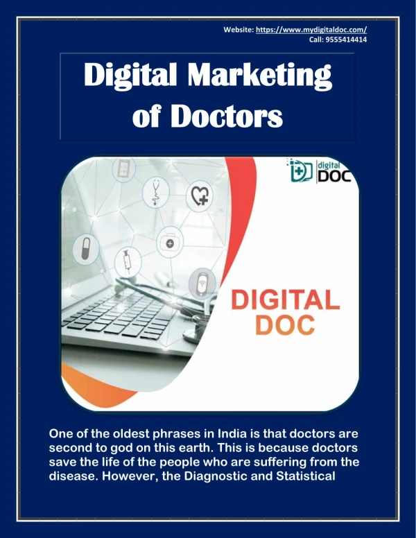 Digital Marketing of Doctors | Online Reputation Management for Doctors