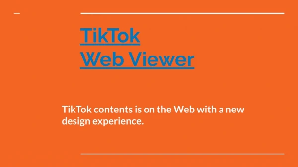 Best TikTok Web Viewer Download Site