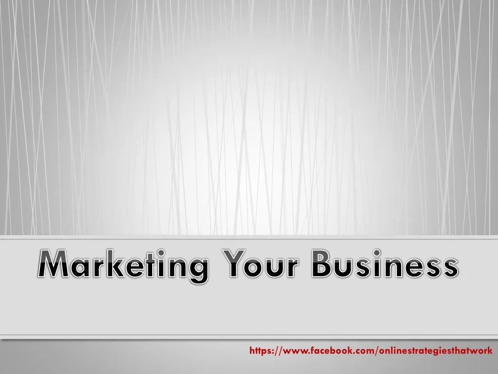 marketing your business