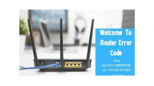 Router Error Code | Call ( 1) 888-480-0288