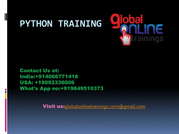 Python Training | Best Python online training course with certification