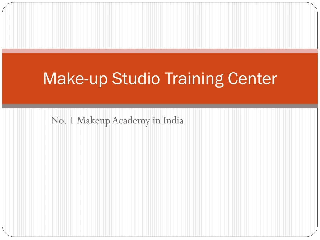 make up studio training center