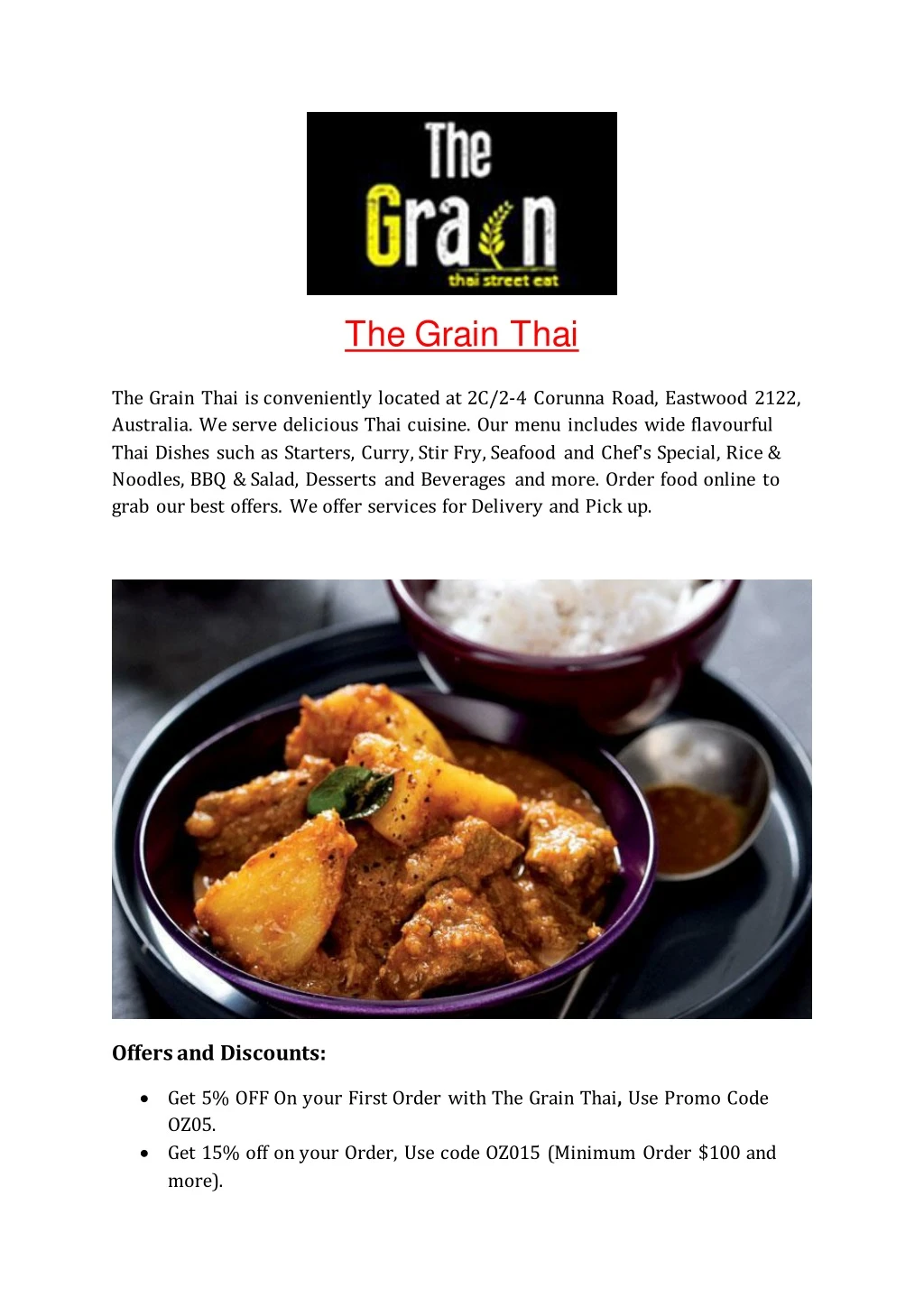 the grain thai