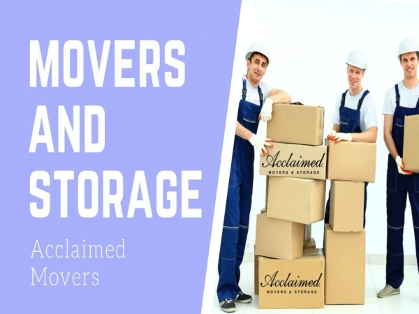 Movers And Storage Services