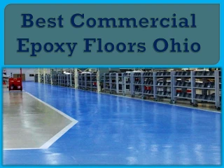 Best Commercial Epoxy Floors Ohio