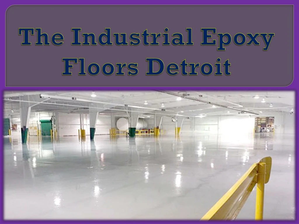the industrial epoxy floors detroit