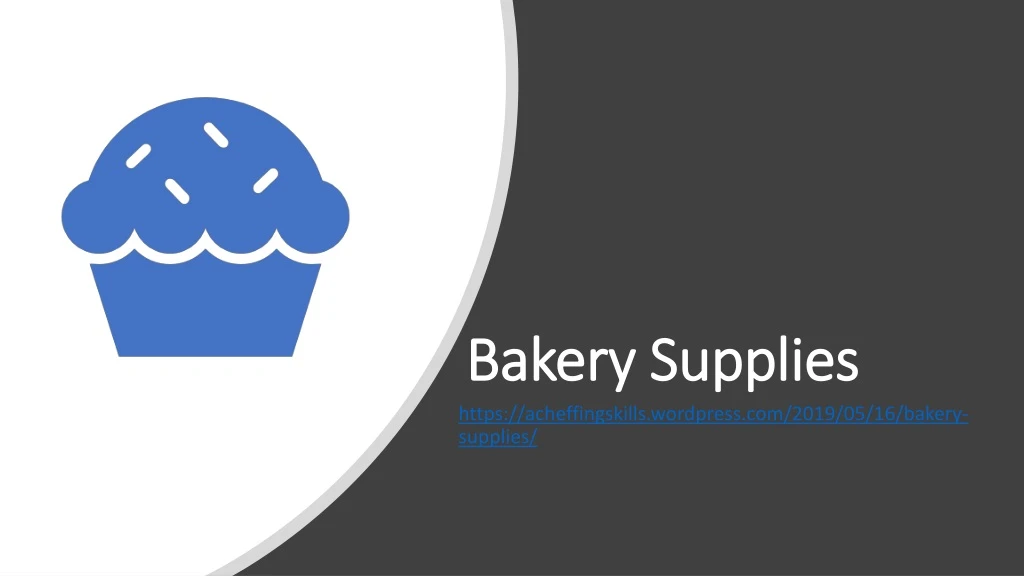 bakery supplies