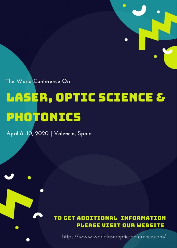 The World Conference On Laser, Optic Science & Photonics (LSP 2020)