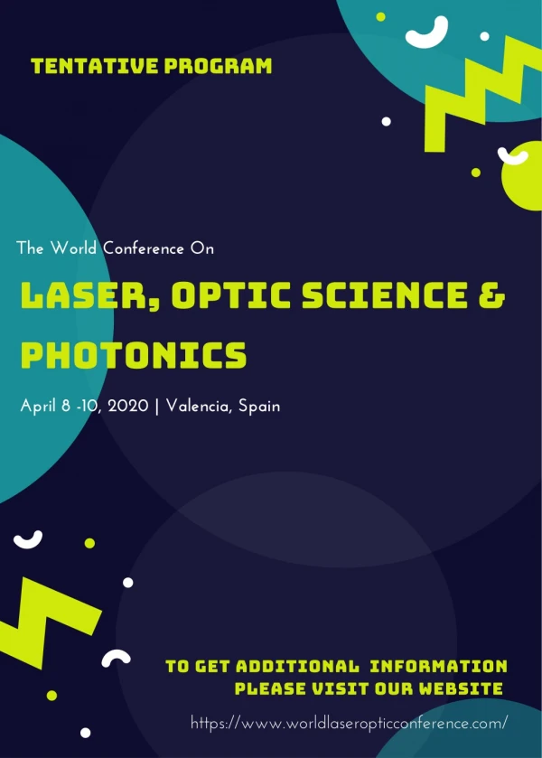 Laser, Optic Science & Photonics (LSP 2020)