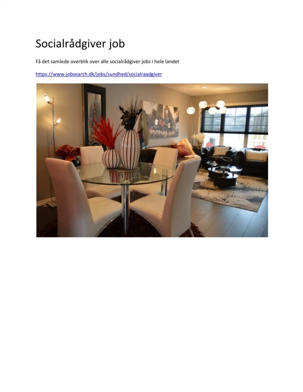 socialr dgiver job