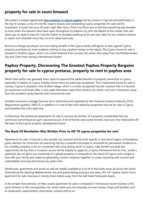 cyprus property auctions and New Cyprus Residency Rules