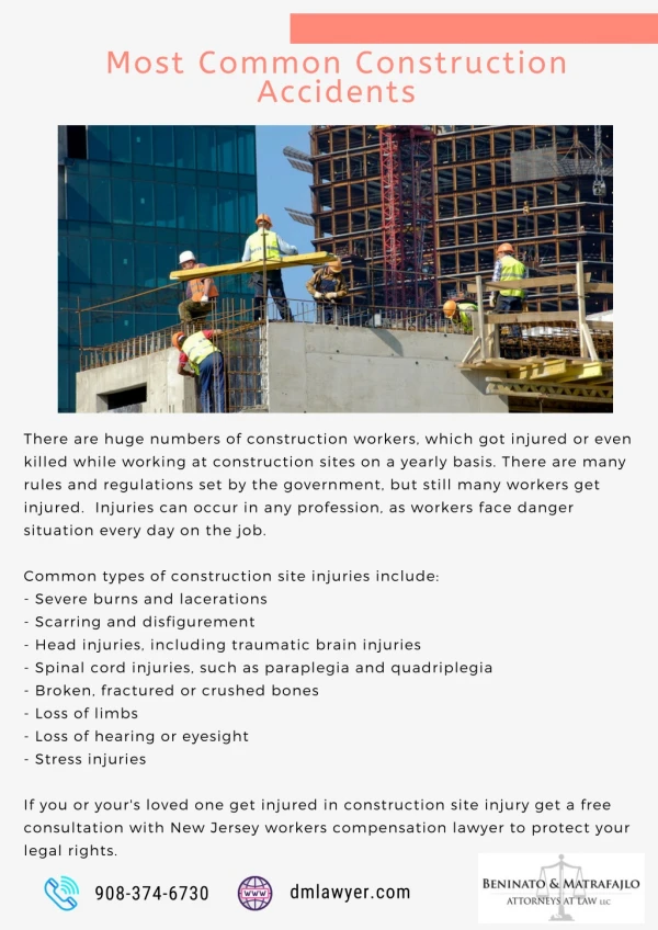 Most Common Construction Accidents