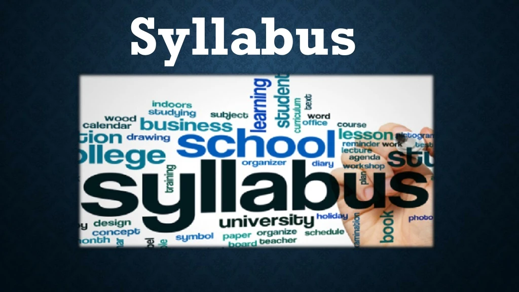 syllabus