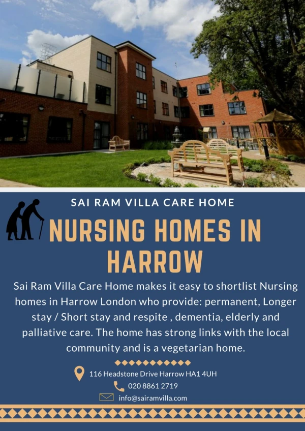 Nursing Homes in Harrow - Sai Ram Villa Care Home