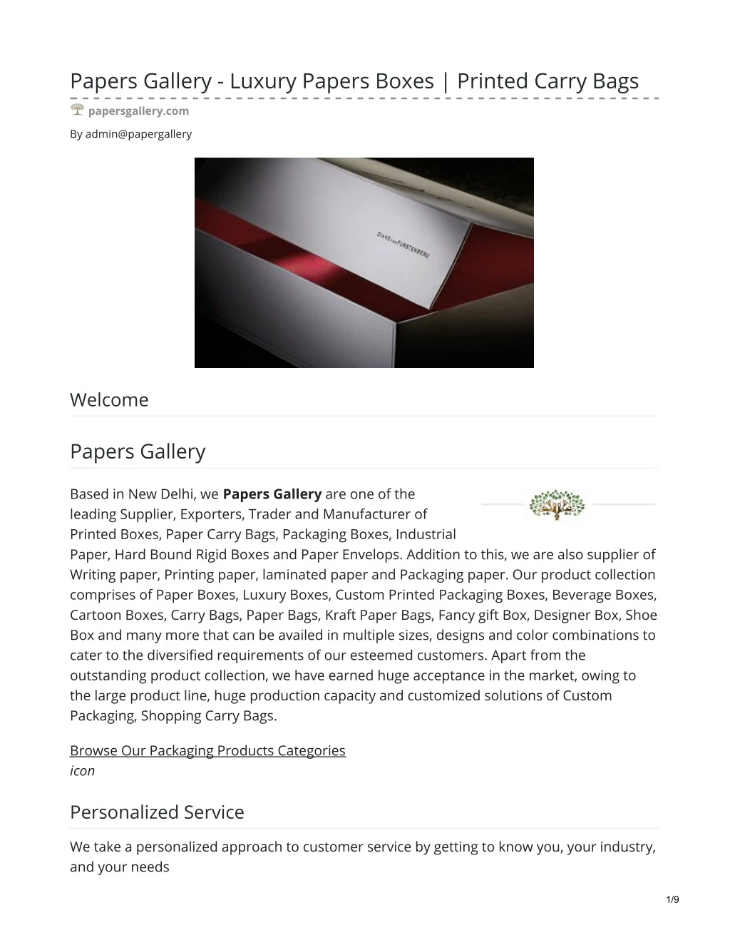 papers gallery luxury papers boxes printed carry