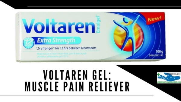 Voltaren Gel For Muscle And Joint Pain