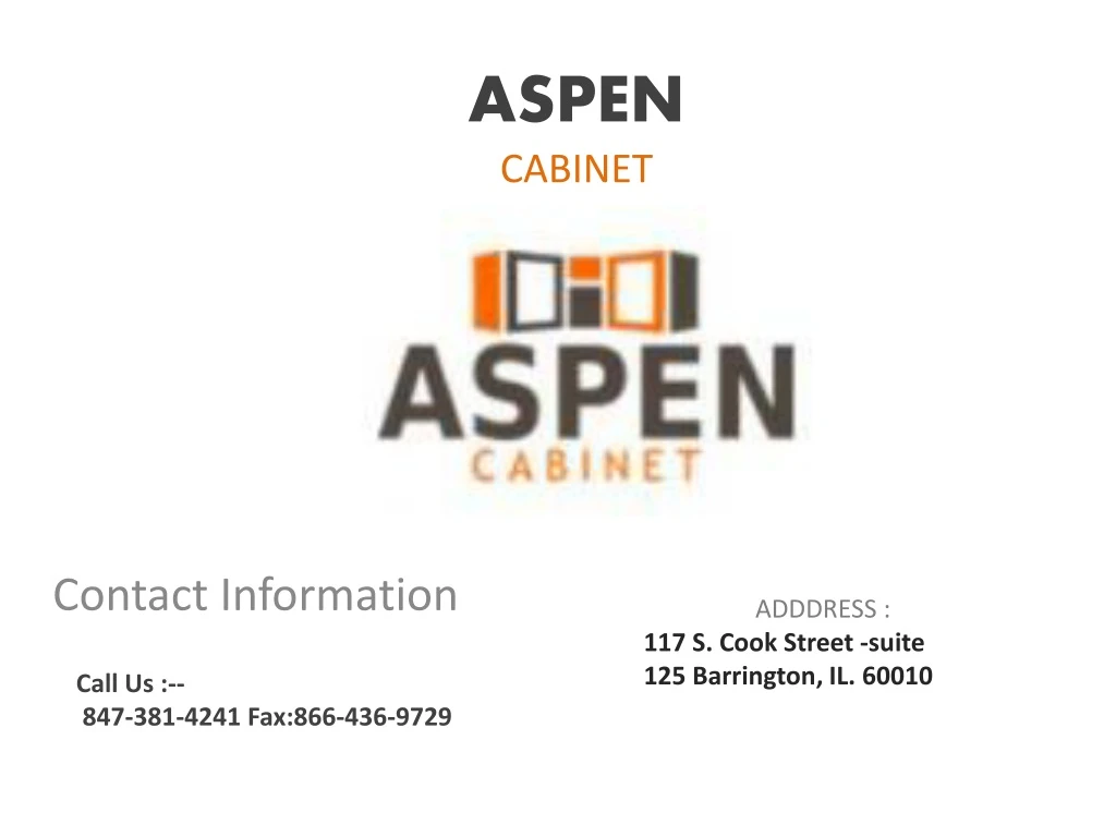 aspen cabinet